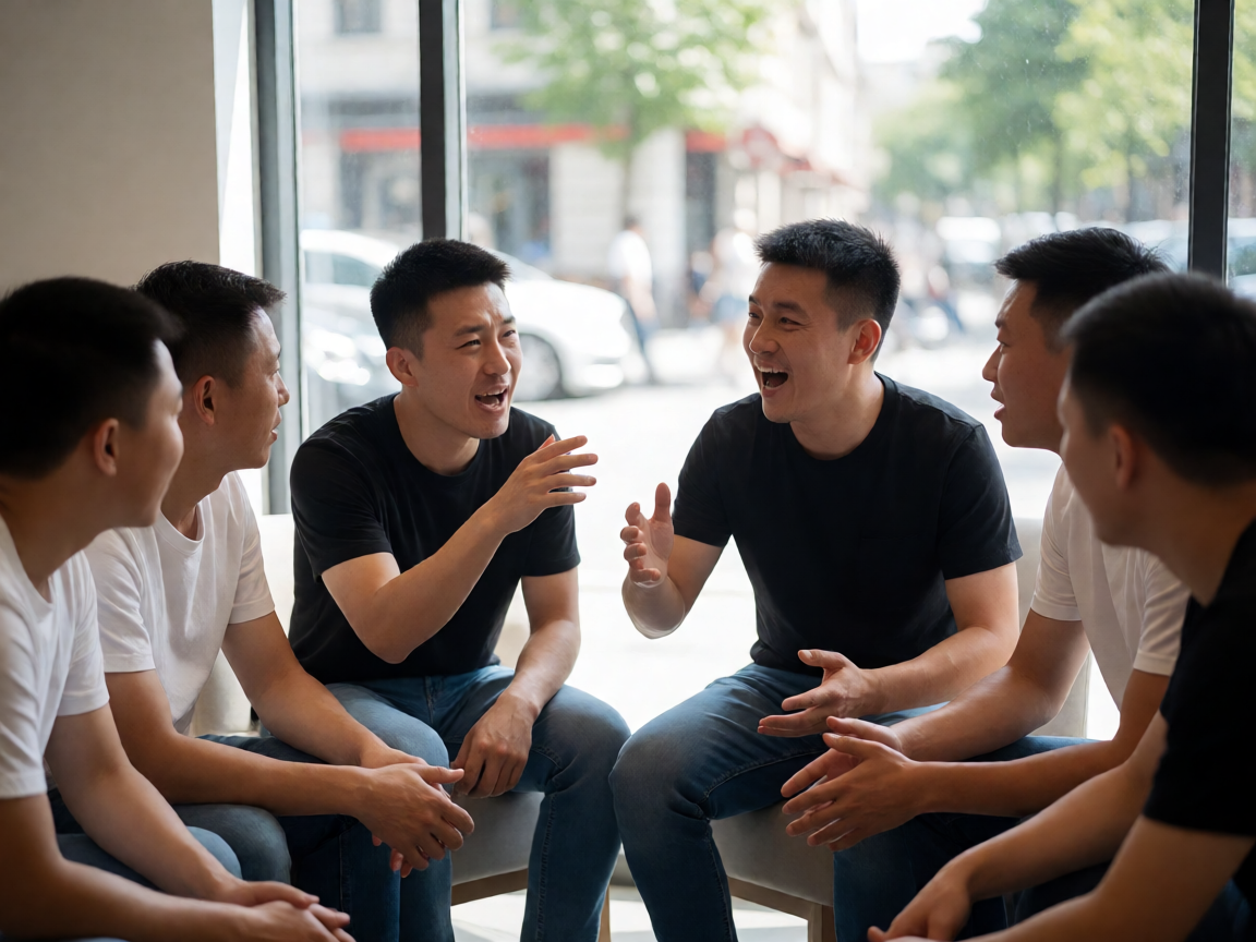 球探即时比分 - 球迷在社区中热烈讨论比赛，屏幕上显示实时比分和讨论话题
